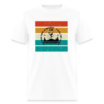 if i miss this jumpshot i will thy again, sking - Men's T-Shirt - white - Front - Jose (178cm)