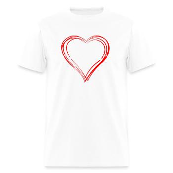 Nurse Ekg Heartbeat Love Cardiogram Hollow Ecg - Men's T-Shirt - white - Front - Jose (178cm)