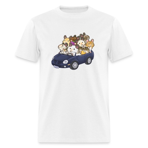 All aboard the hamster mobile! - Men's T-Shirt