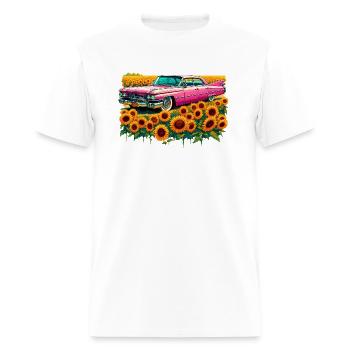 Pink cadillac - Men's T-Shirt - white - Front - Jose (178cm)