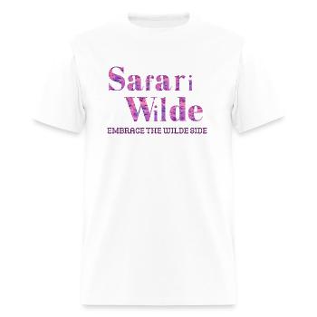 Safari Wilde Camo Dirt Pink - Men's T-Shirt - white - Front - Jose (178cm)