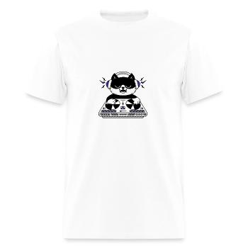 Vinyl makes me feel like a DJ - Men's T-Shirt - white - Front - Jose (178cm)