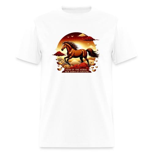 Year of the Horse Sunrise T Shirt, Lunar New Year - Men's T-Shirt