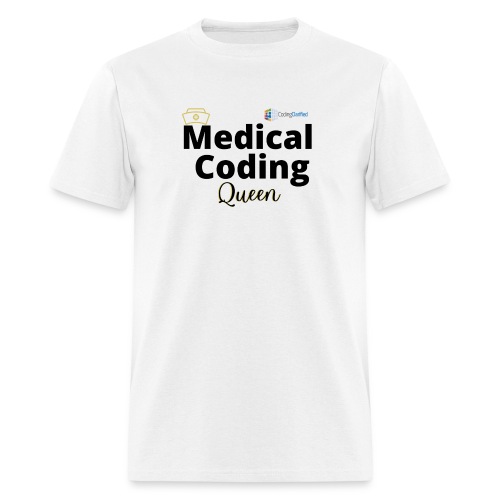 Coding Clarified Medical Coding Queen Apparel - Men's T-Shirt