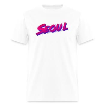 Seoul Korea - Men's T-Shirt - white - Front - Jose (178cm)