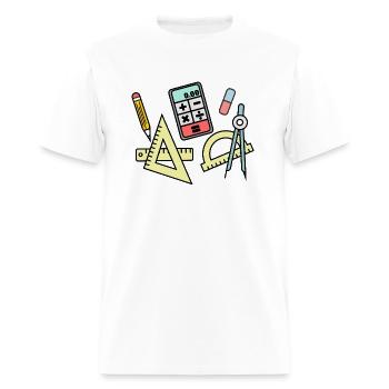 Calculate and measure tools - Men's T-Shirt - white - Front - Jose (178cm)