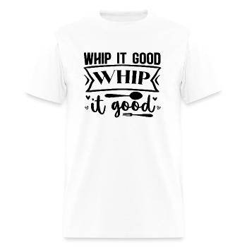 whip it good whip it good - Men's T-Shirt - white - Front - Jose (178cm)