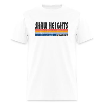 Montrez la fierté de votre ville natale de Shaw Heights Co avec ceci - T-shirt Homme - blanc - Devant - Jose (178cm)