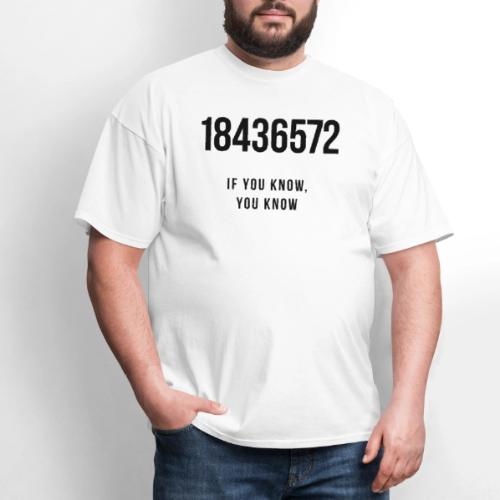 18436572 - If you know, you know - Men's T-Shirt