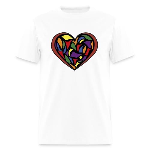 crystal heart 2 - Men's T-Shirt