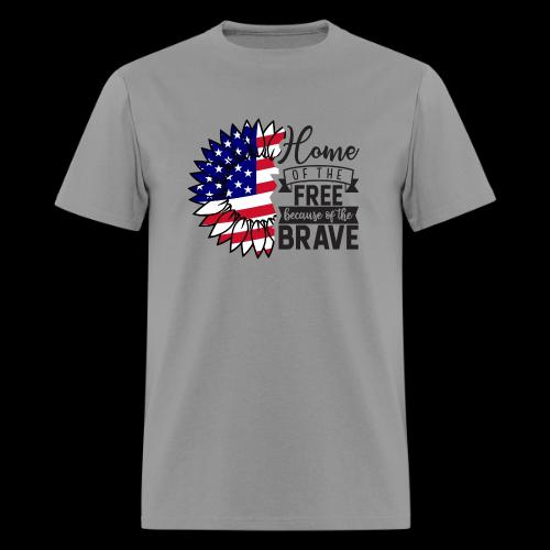 Home the free because of the brave - Men's T-Shirt