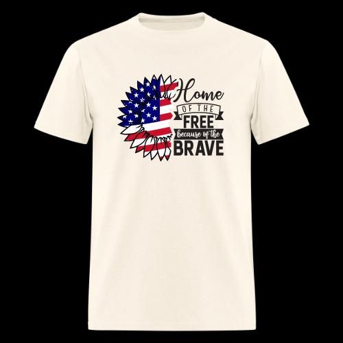 Home the free because of the brave - Men's T-Shirt