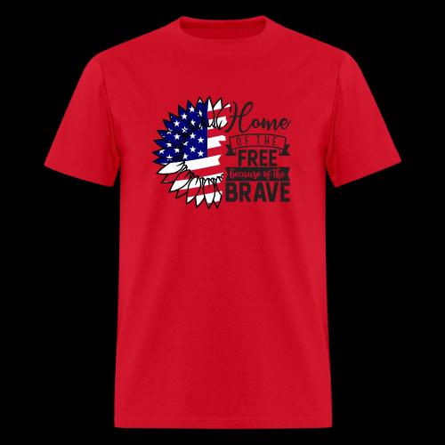 Home the free because of the brave - Men's T-Shirt