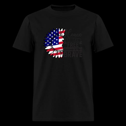 Home the free because of the brave - Men's T-Shirt