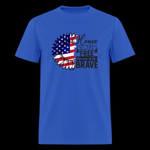 Home the free because of the brave - Men's T-Shirt