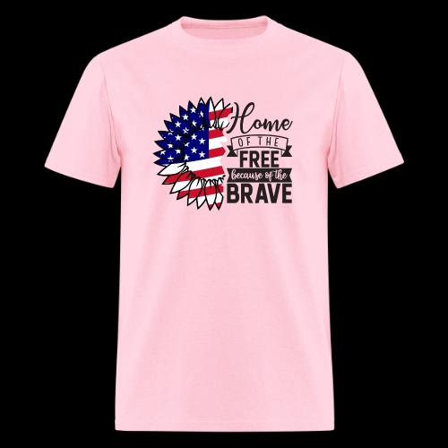 Home the free because of the brave - Men's T-Shirt