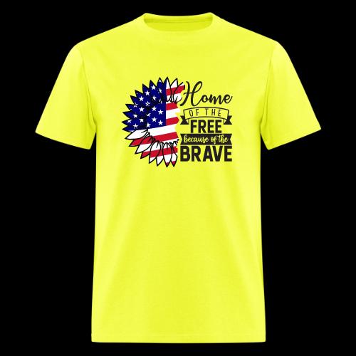 Home the free because of the brave - Men's T-Shirt