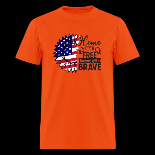 Home the free because of the brave - Men's T-Shirt