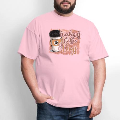 Weekends Coffee And Dogs - Men's T-Shirt