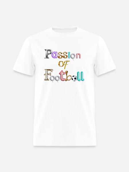 Passion of football - Men's T-Shirt - white