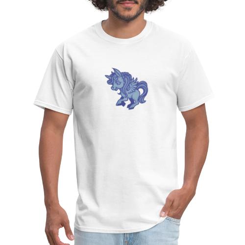 Little blue unicorn - Men's T-Shirt