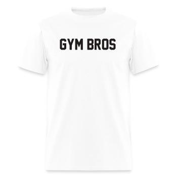 Gym Bros - Men's T-Shirt - white - Front - Jose (178cm)
