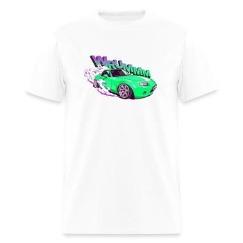 Voiture à la dérive - T-shirt Homme - blanc - Devant - Jose (178cm)