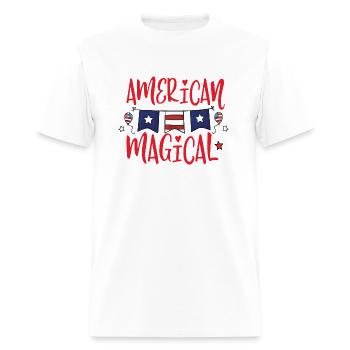 American Magical - Men's T-Shirt - white - Front - Jose (178cm)