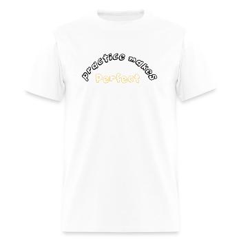 Practice - Men's T-Shirt - white - Front - Jose (178cm)