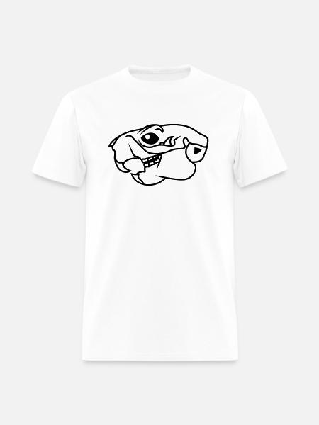 squirrel skull - Men's T-Shirt - white
