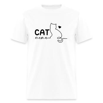 Cat Lovers - Men's T-Shirt - white - Front - Jose (178cm)