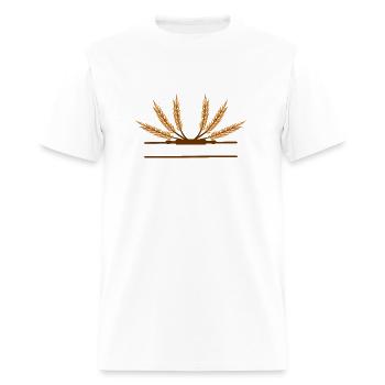 Grain decoration with rolling pin - Men's T-Shirt - white - Front - Jose (178cm)