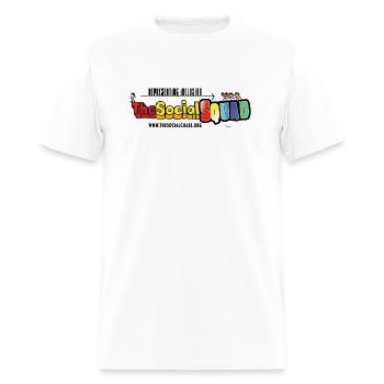 Social SQUADLOGO - Men's T-Shirt - white - Front - Jose (178cm)