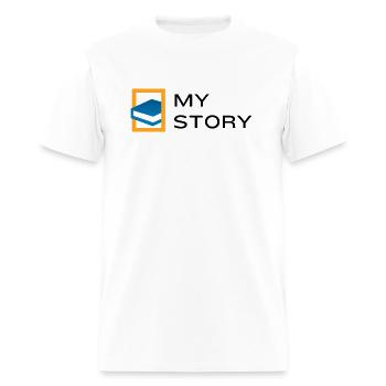 My Story - Men's T-Shirt - white - Front - Jose (178cm)
