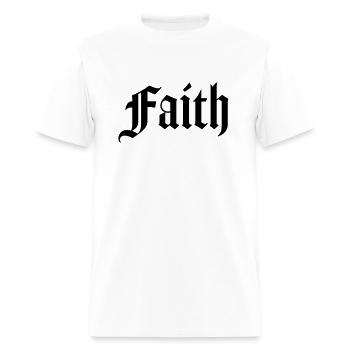 Faith - Men's T-Shirt - white - Front - Jose (178cm)