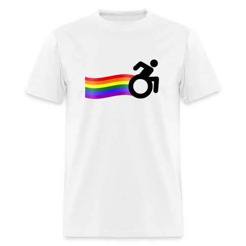 Rainbow wheelchair - Men's T-Shirt