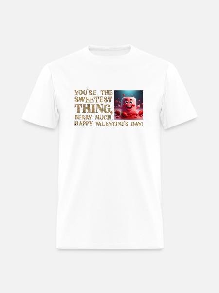 Berry Sweet Valentine - Men's T-Shirt - white