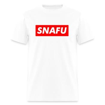 Fubar Snafu Rtfm Jfgi For Acronyms - Men's T-Shirt - white - Front - Jose (178cm)