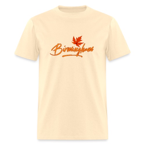 Birmingham for shirt with yellow type - Men's T-Shirt