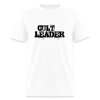 cult leader - Men's T-Shirt - white - Front - Jose (178cm)