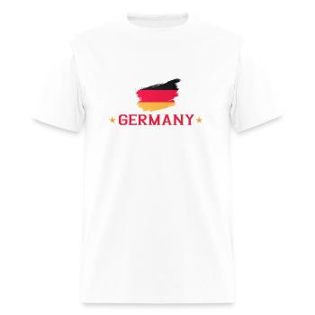 Germany of Flag - Men's T-Shirt - white - Front - Jose (178cm)