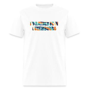 COLORFUL In Luxembourg - Men's T-Shirt - white - Front - Jose (178cm)