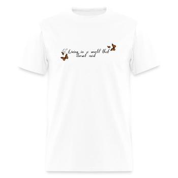 Living - Men's T-Shirt - white - Front - Jose (178cm)