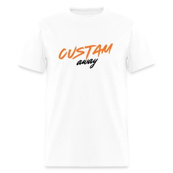 CUSTAM AWAY T SHIRT - Men's T-Shirt - white - Front - Jose (178cm)