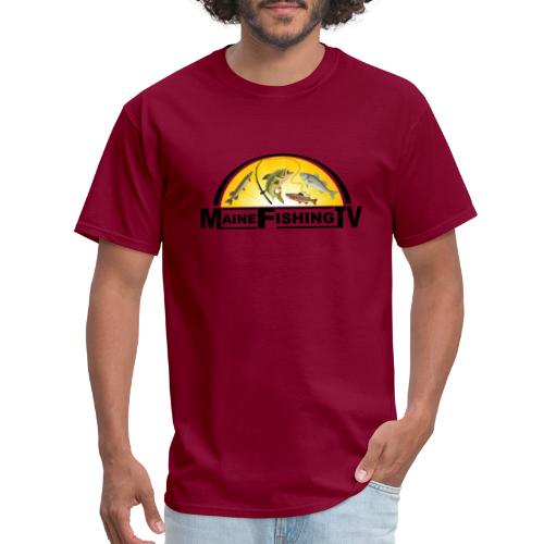 Maine Fishing TV Logo - Men's T-Shirt