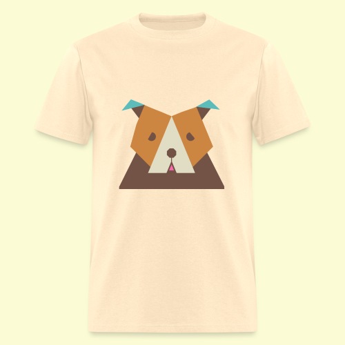 Geometric bulldog - Men's T-Shirt
