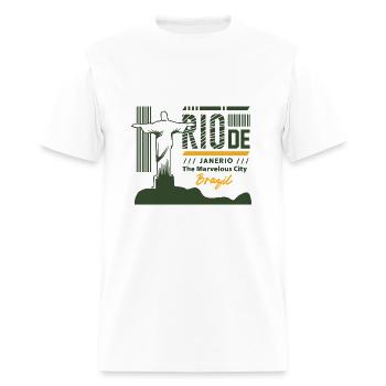 Rio de Janerio - Men's T-Shirt - white - Front - Jose (178cm)