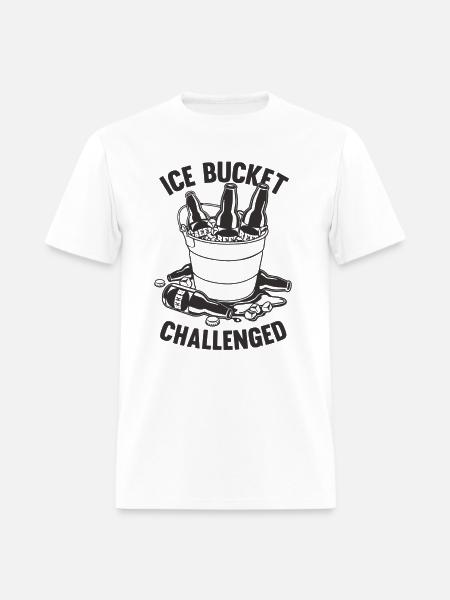 Ice Bucket Challenged - Men's T-Shirt - white