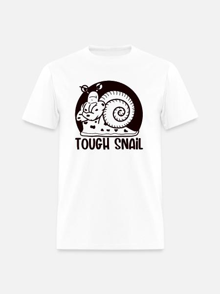Tough Snail Mono - Men's T-Shirt - white