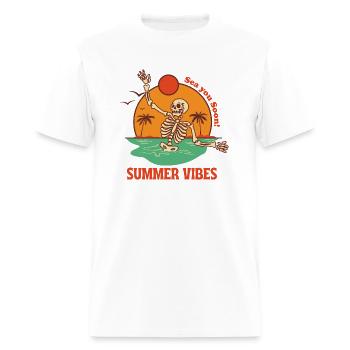 Summer Vibes - Men's T-Shirt - white - Front - Jose (178cm)